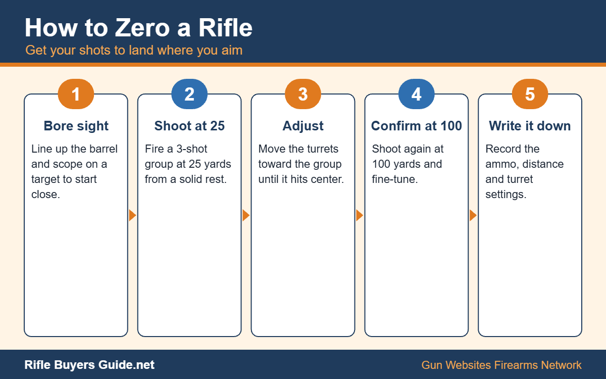 How to zero a rifle in five steps