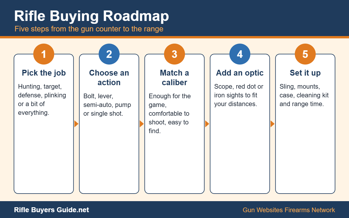 Rifle buying roadmap: purpose, action, caliber, optic and setup